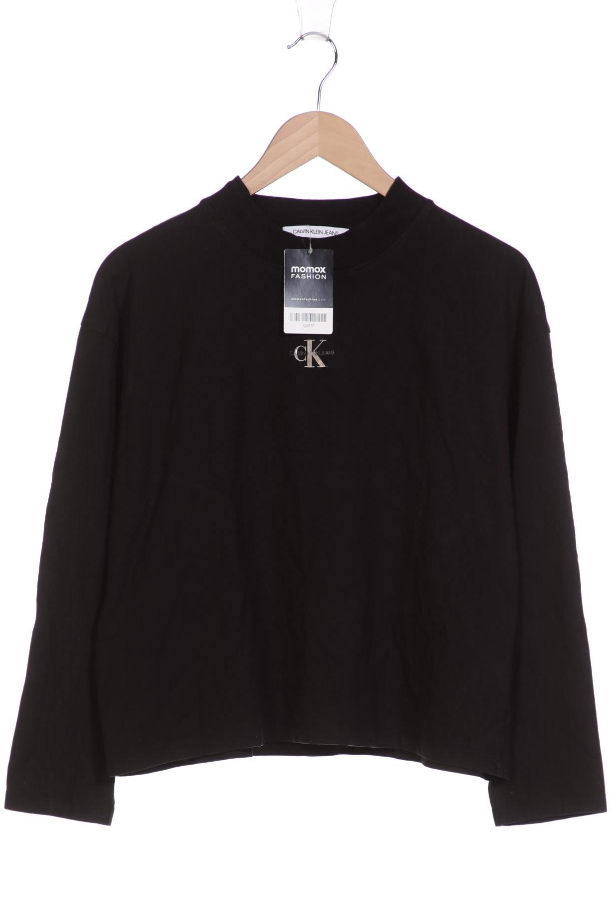 

Calvin Klein Jeans Damen Langarmshirt, schwarz, Gr. 42