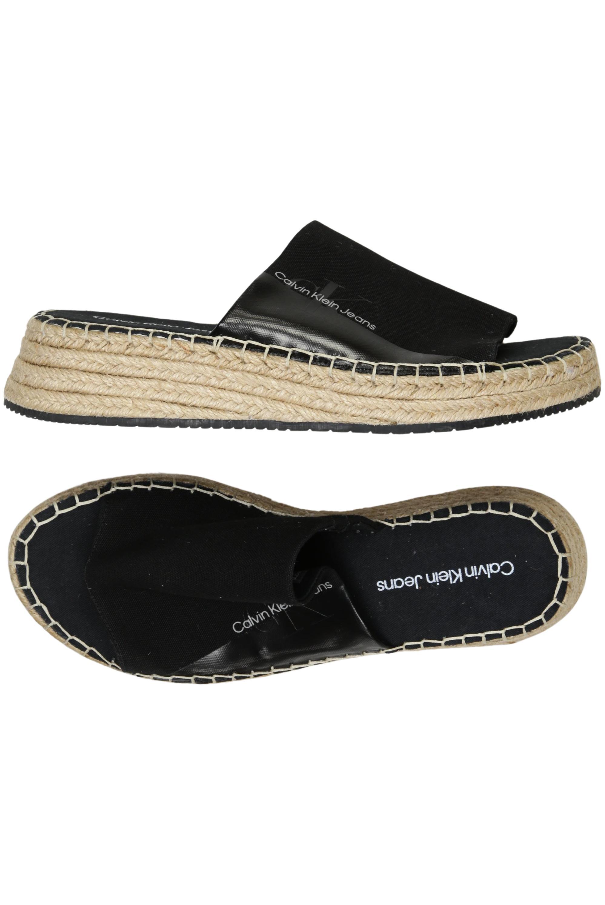 

Calvin Klein Jeans Damen Sandale, schwarz, Gr. 40