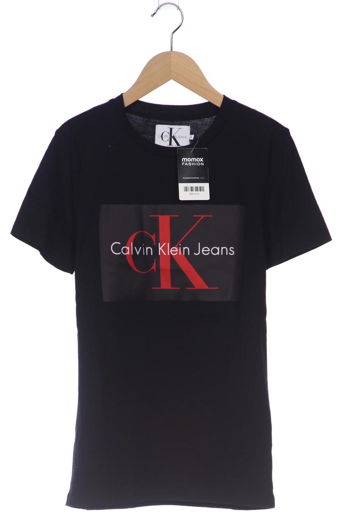 

Calvin Klein Jeans Damen T-Shirt, schwarz, Gr. 34