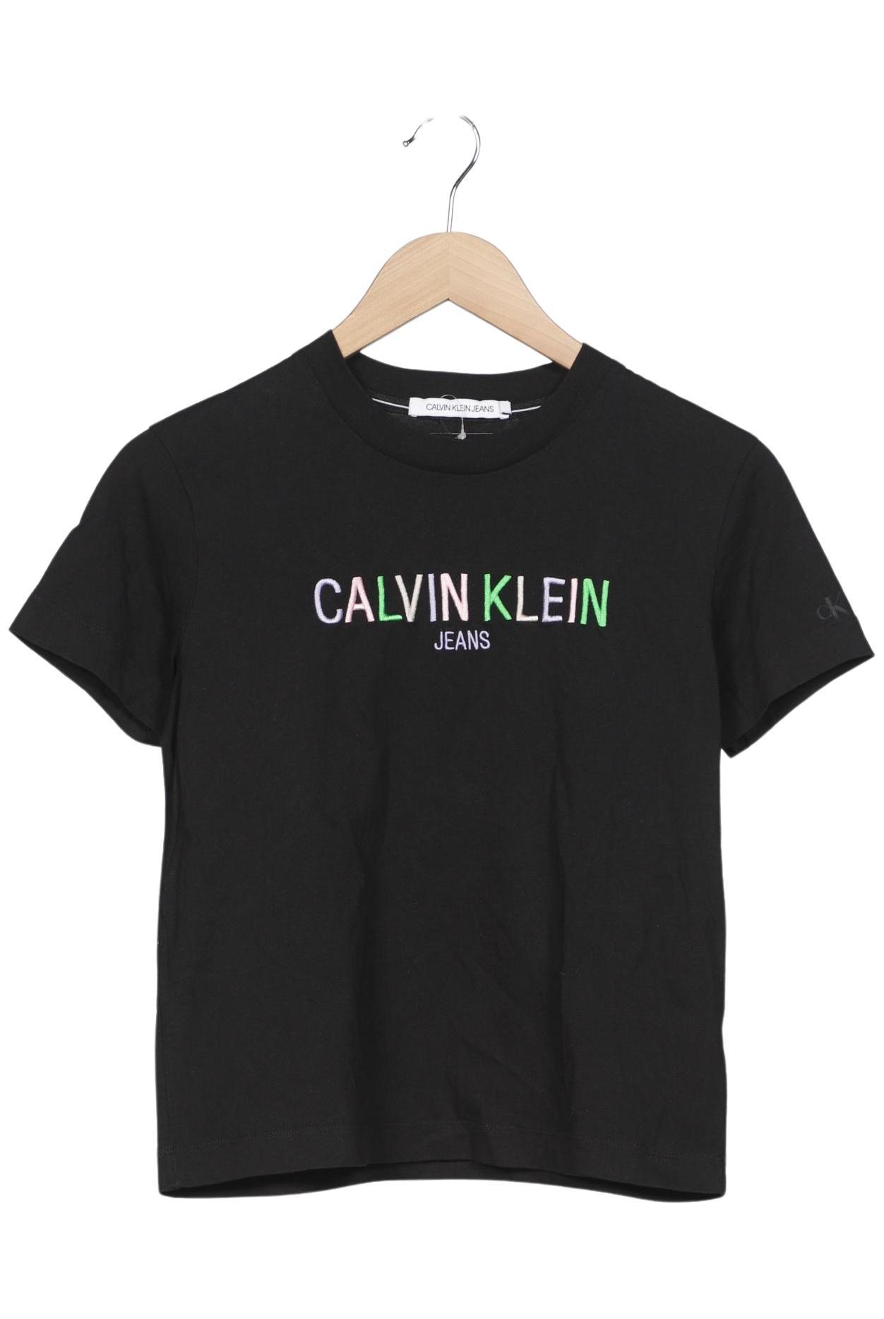 

Calvin Klein Jeans Damen T-Shirt, schwarz, Gr. 38