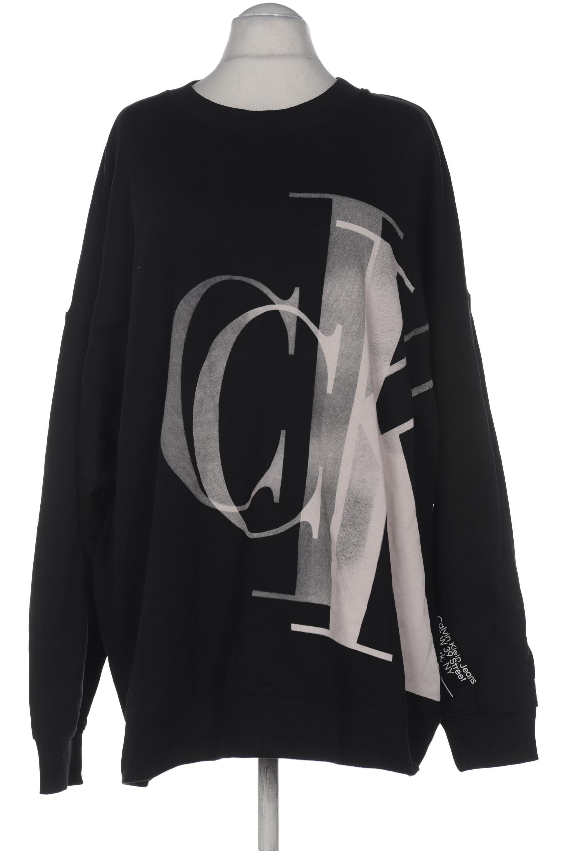 

Calvin Klein Jeans Damen Sweatshirt, schwarz, Gr. 56