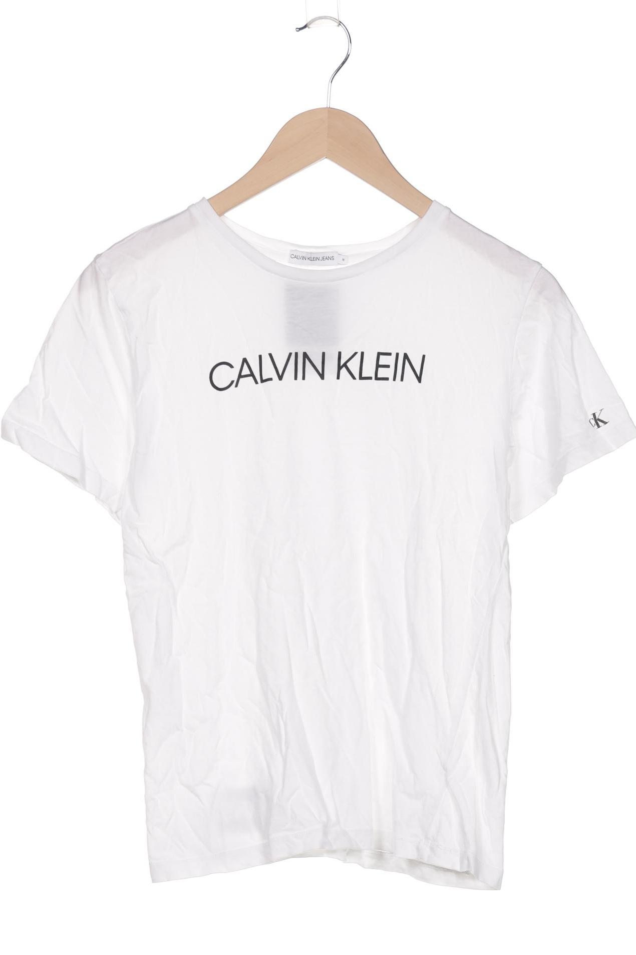 

Calvin Klein Jeans Damen T-Shirt, weiß, Gr. 170
