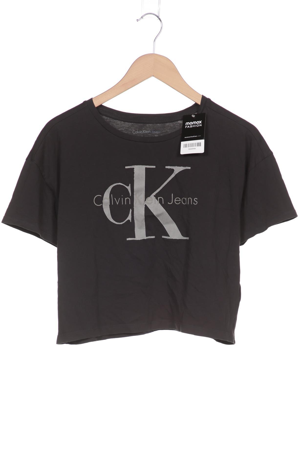 

Calvin Klein Jeans Damen T-Shirt, grau, Gr. 36