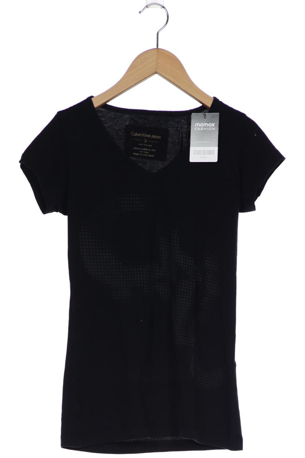 

Calvin Klein Jeans Damen T-Shirt, schwarz, Gr. 36