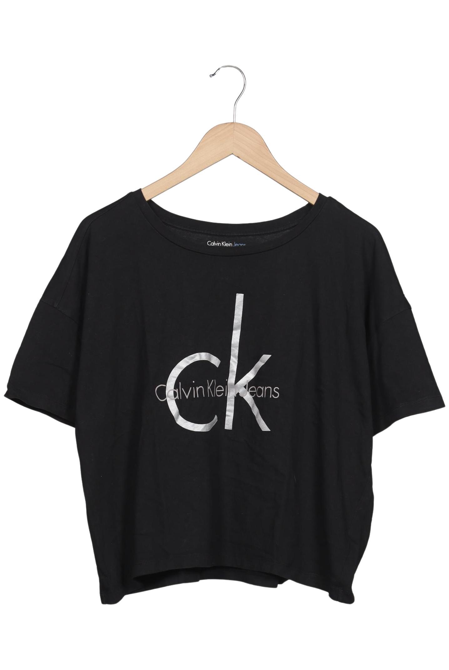 

Calvin Klein Jeans Damen T-Shirt, schwarz, Gr. 44