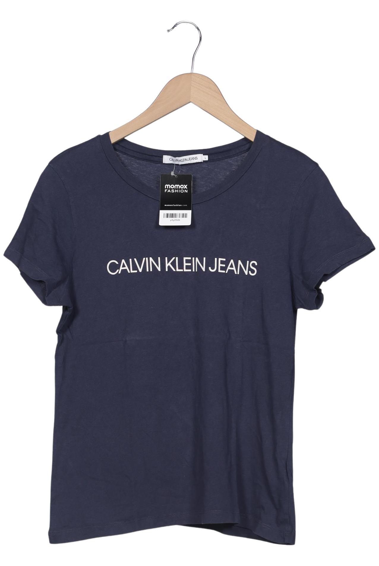 

Calvin Klein Jeans Damen T-Shirt, marineblau, Gr. 42
