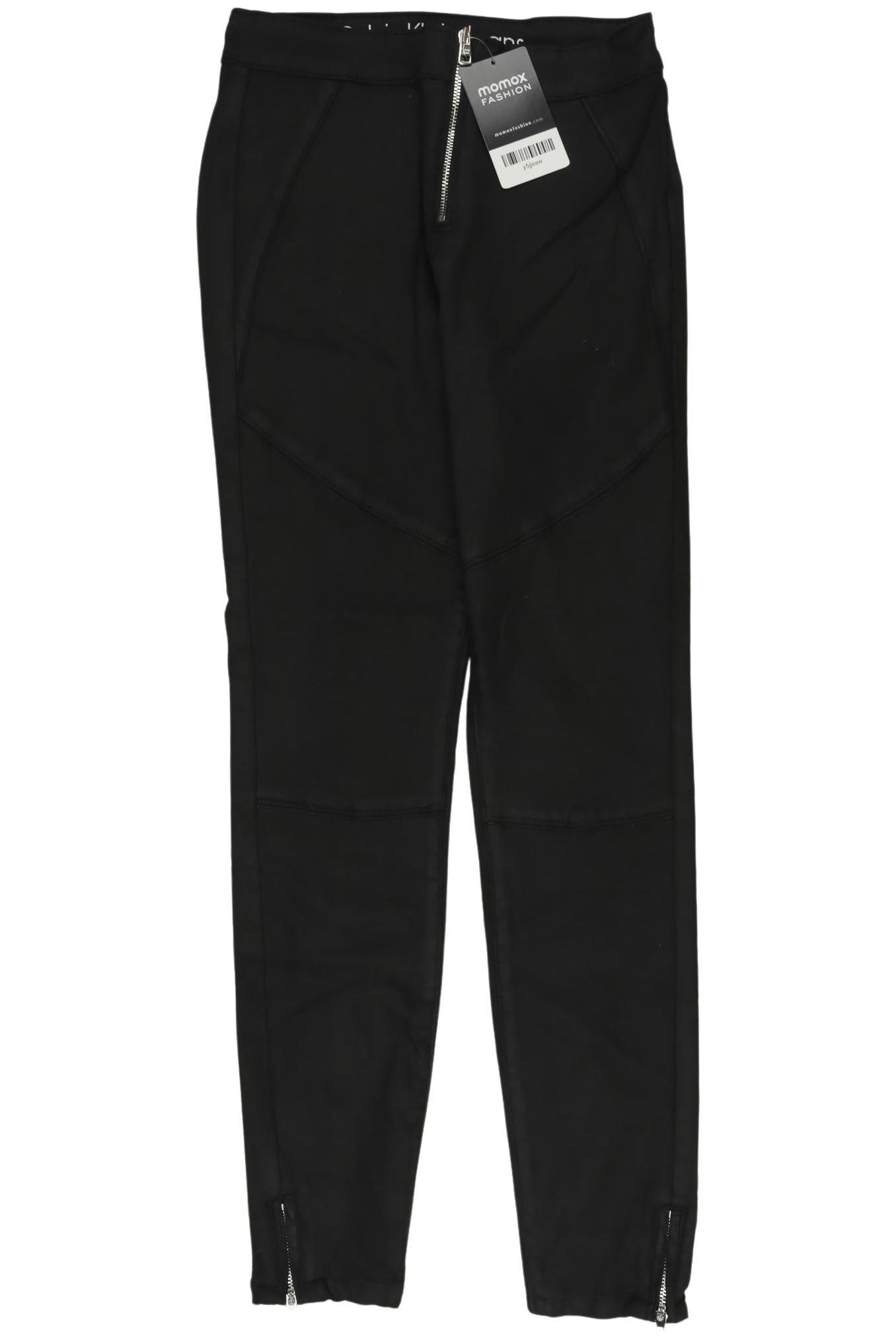 

Calvin Klein Jeans Damen Stoffhose, schwarz, Gr. 25