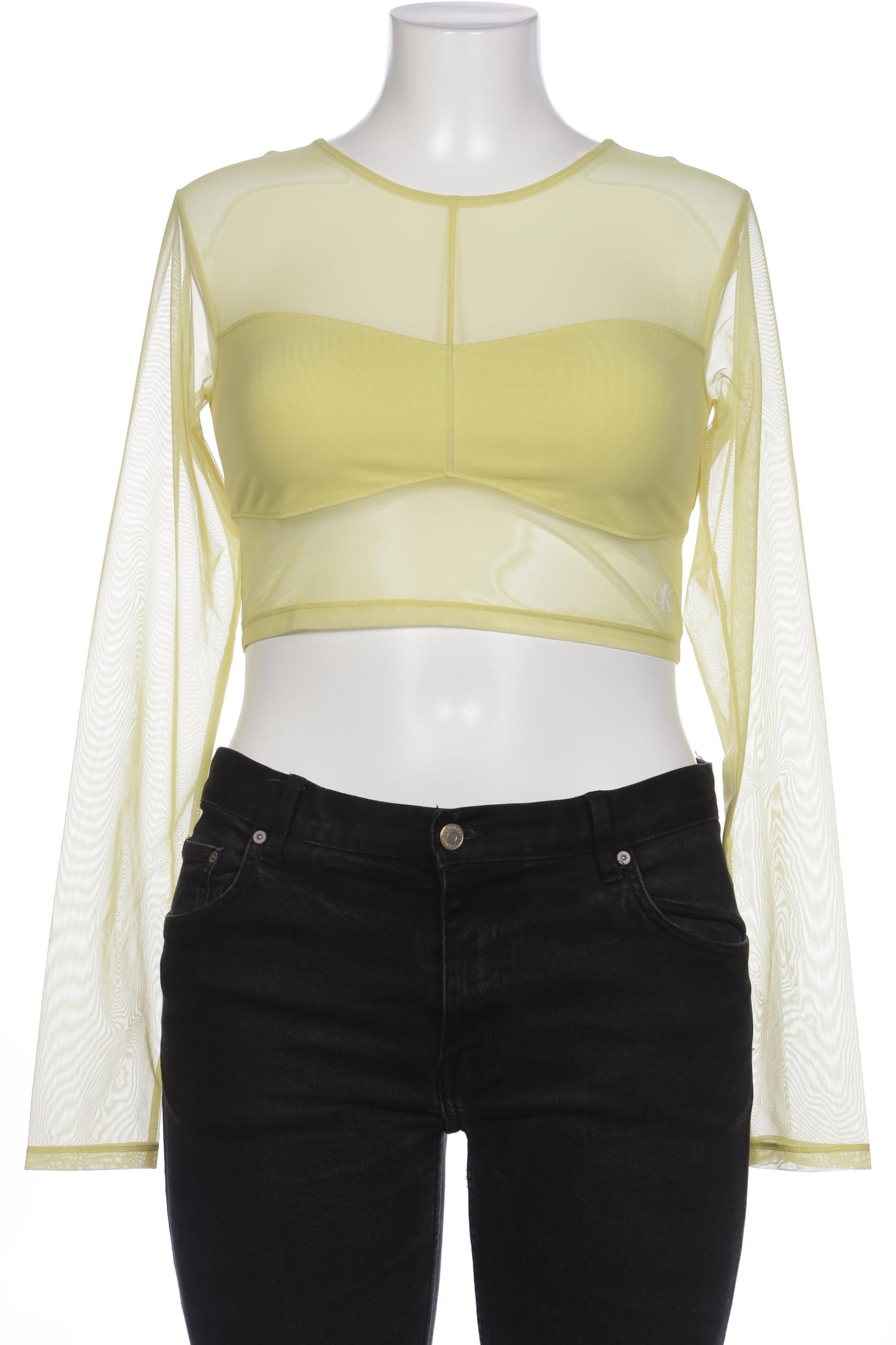 

Calvin Klein Jeans Damen Langarmshirt, gelb, Gr. 42