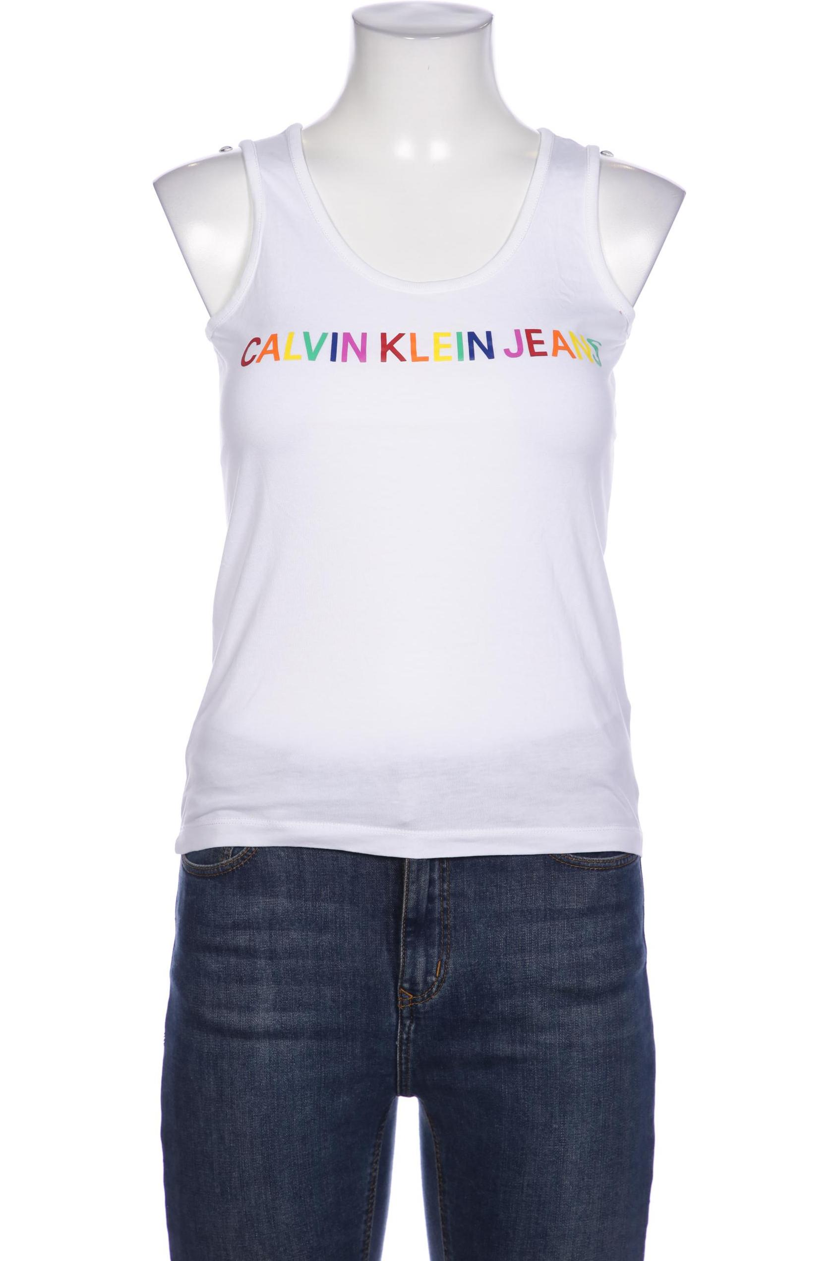 

Calvin Klein Jeans Damen Top, weiß