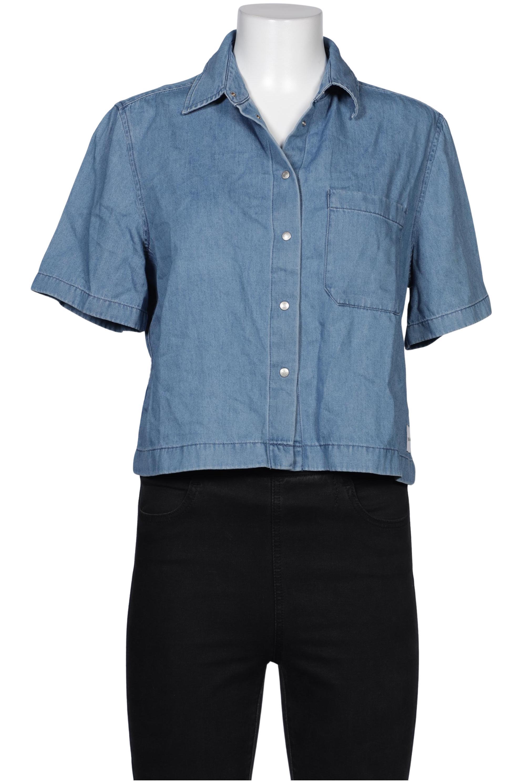 

Calvin Klein Jeans Damen Bluse, blau, Gr. 42