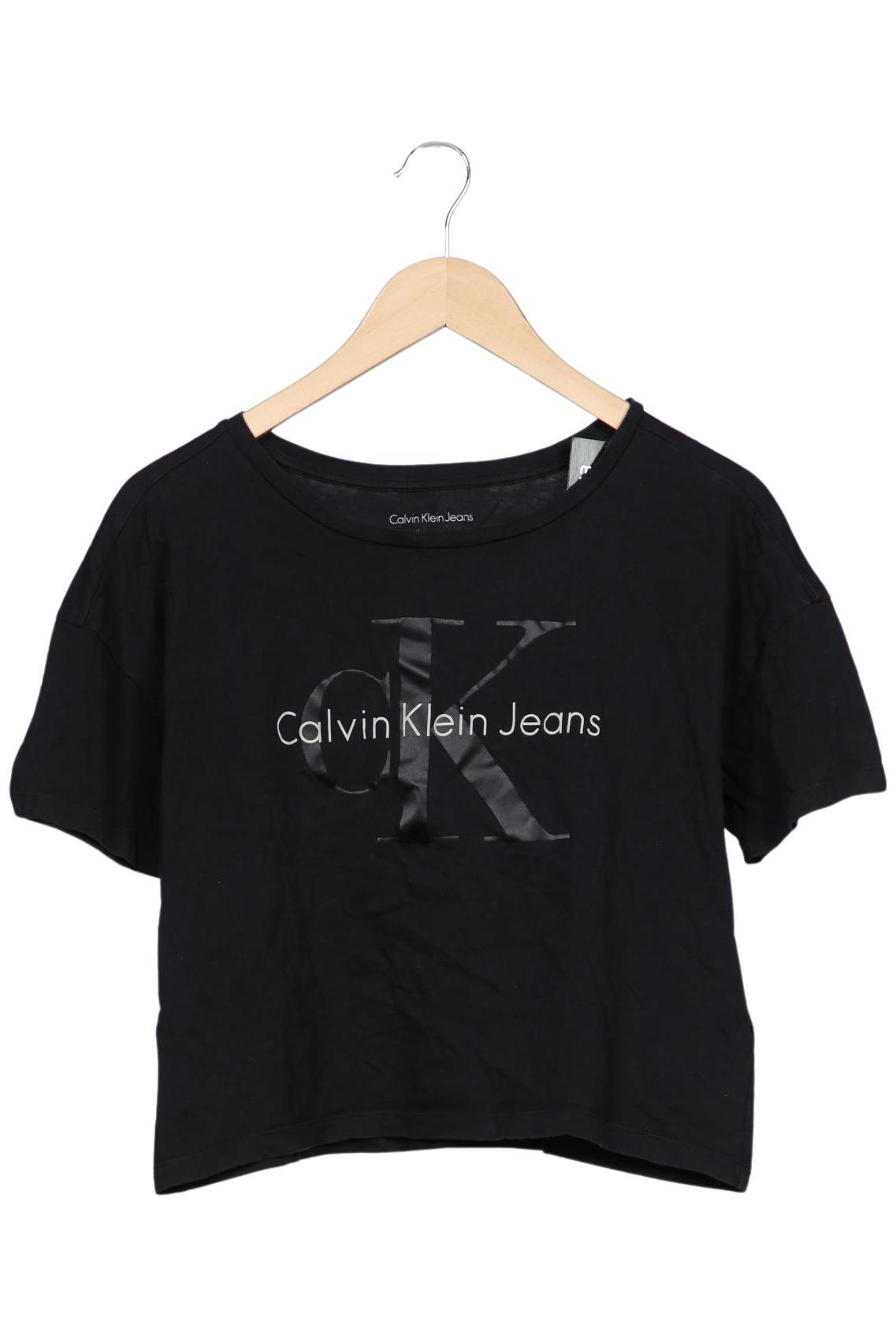 

Calvin Klein Jeans Damen T-Shirt, schwarz, Gr. 36