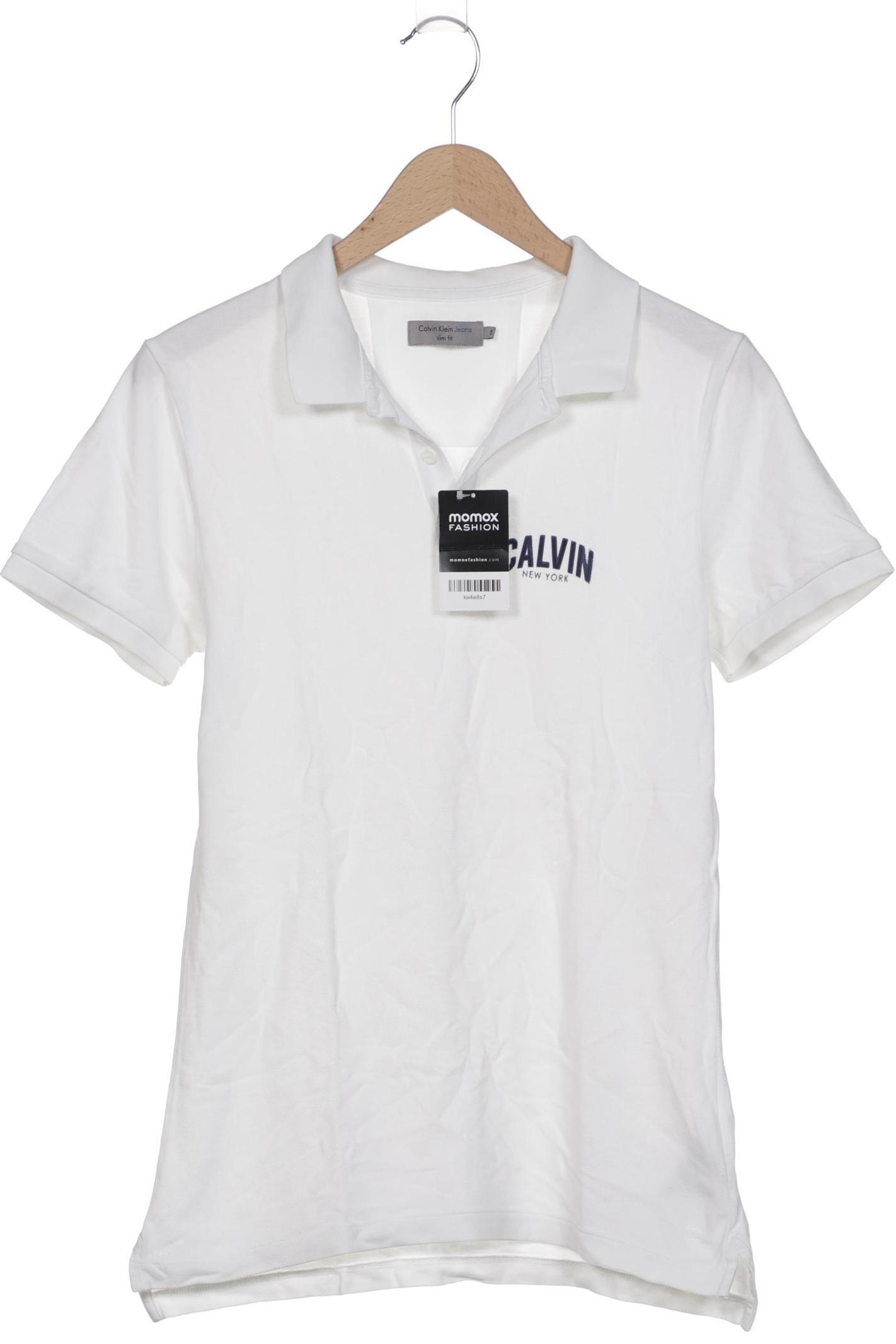 

Calvin Klein Jeans Herren Poloshirt, weiß, Gr. 46
