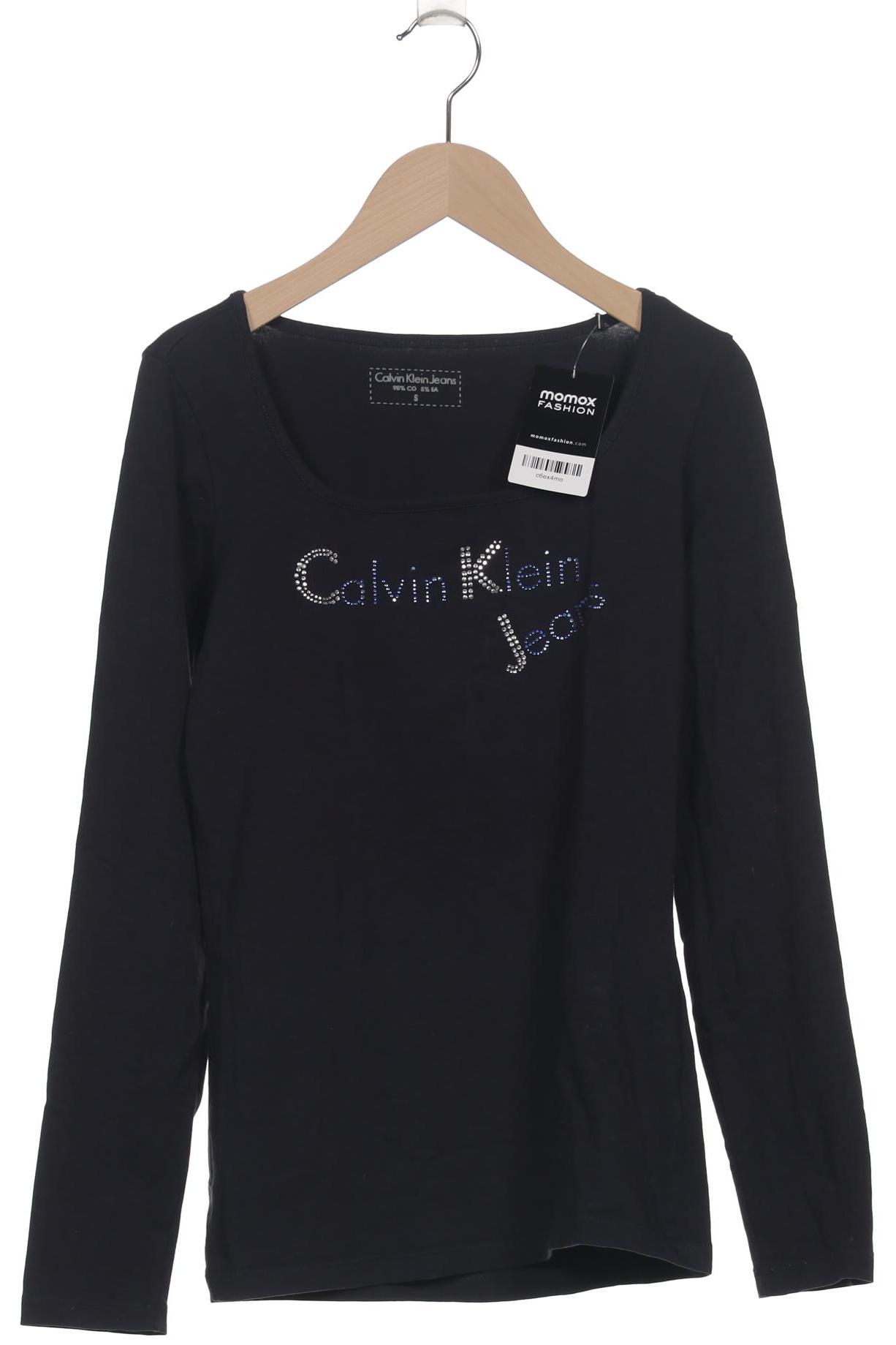 Thumbnail - Calvin Klein Jeans Damen Langarmshirt, marineblau, Gr. 36