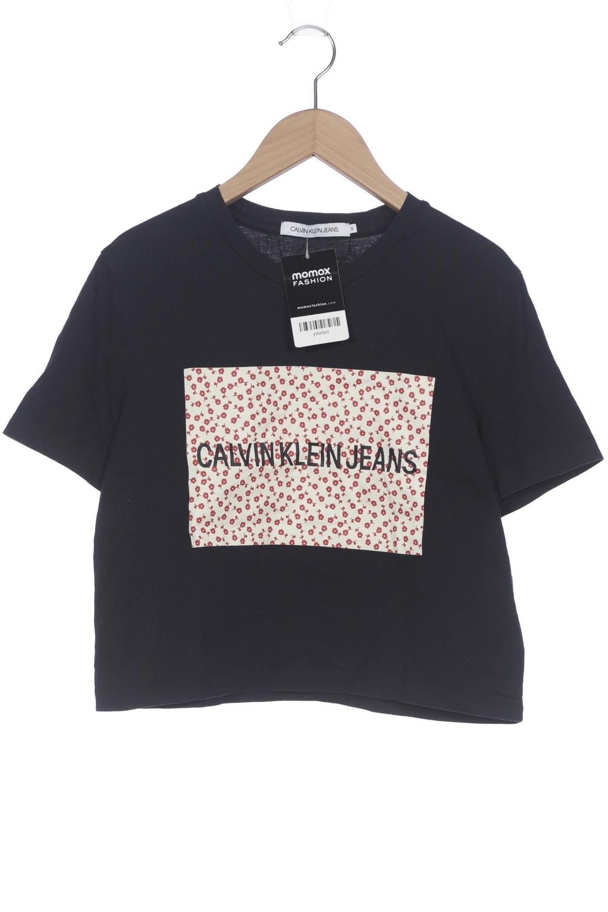 

Calvin Klein Jeans Damen T-Shirt, schwarz, Gr. 36