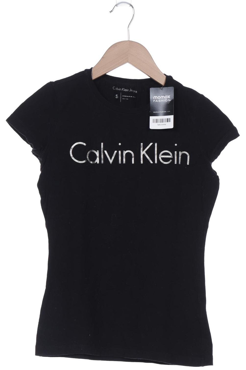 

Calvin Klein Jeans Damen T-Shirt, schwarz, Gr. 36