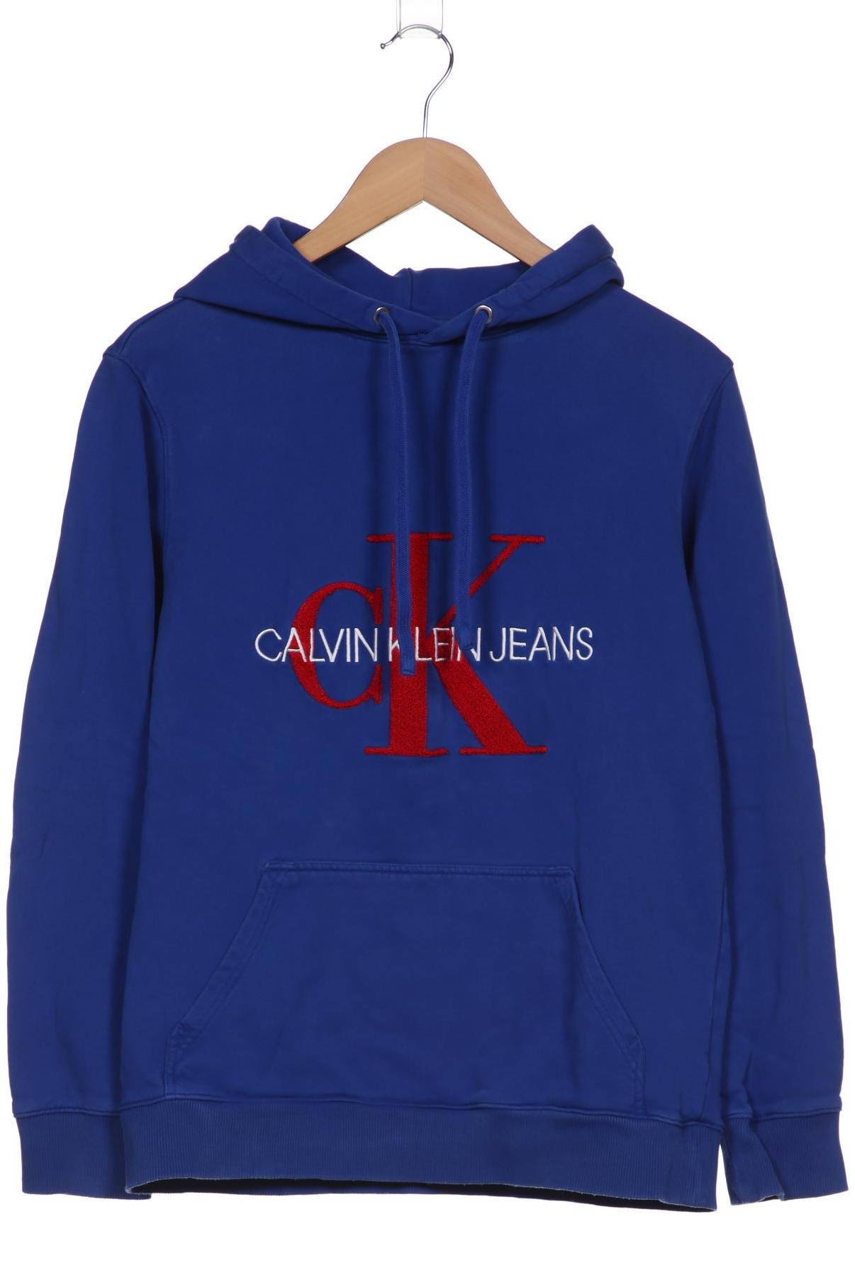 

Calvin Klein Jeans Damen Kapuzenpullover, blau