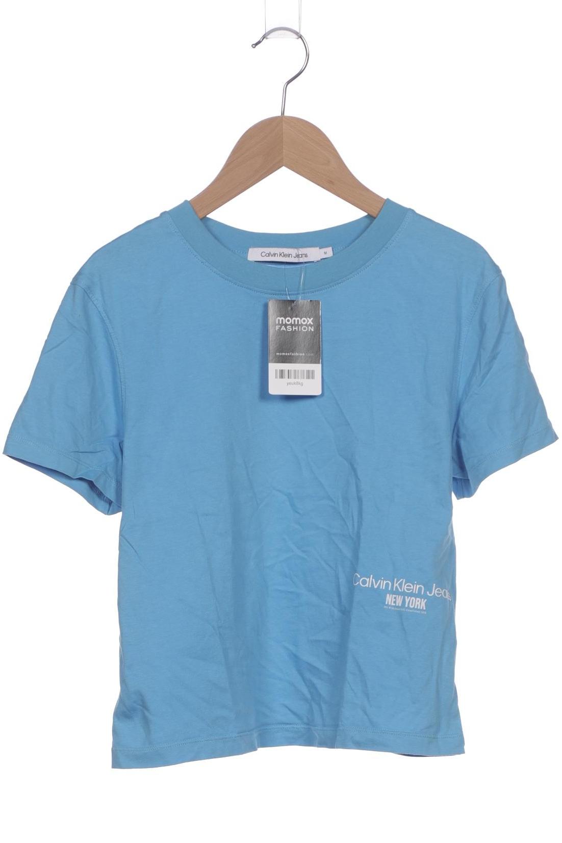 

Calvin Klein Jeans Damen T-Shirt, blau, Gr. 38