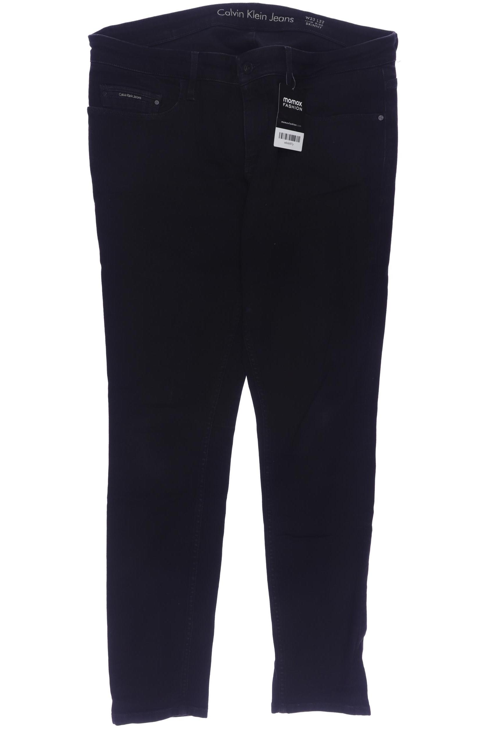 

Calvin Klein Jeans Damen Jeans, schwarz, Gr. 33