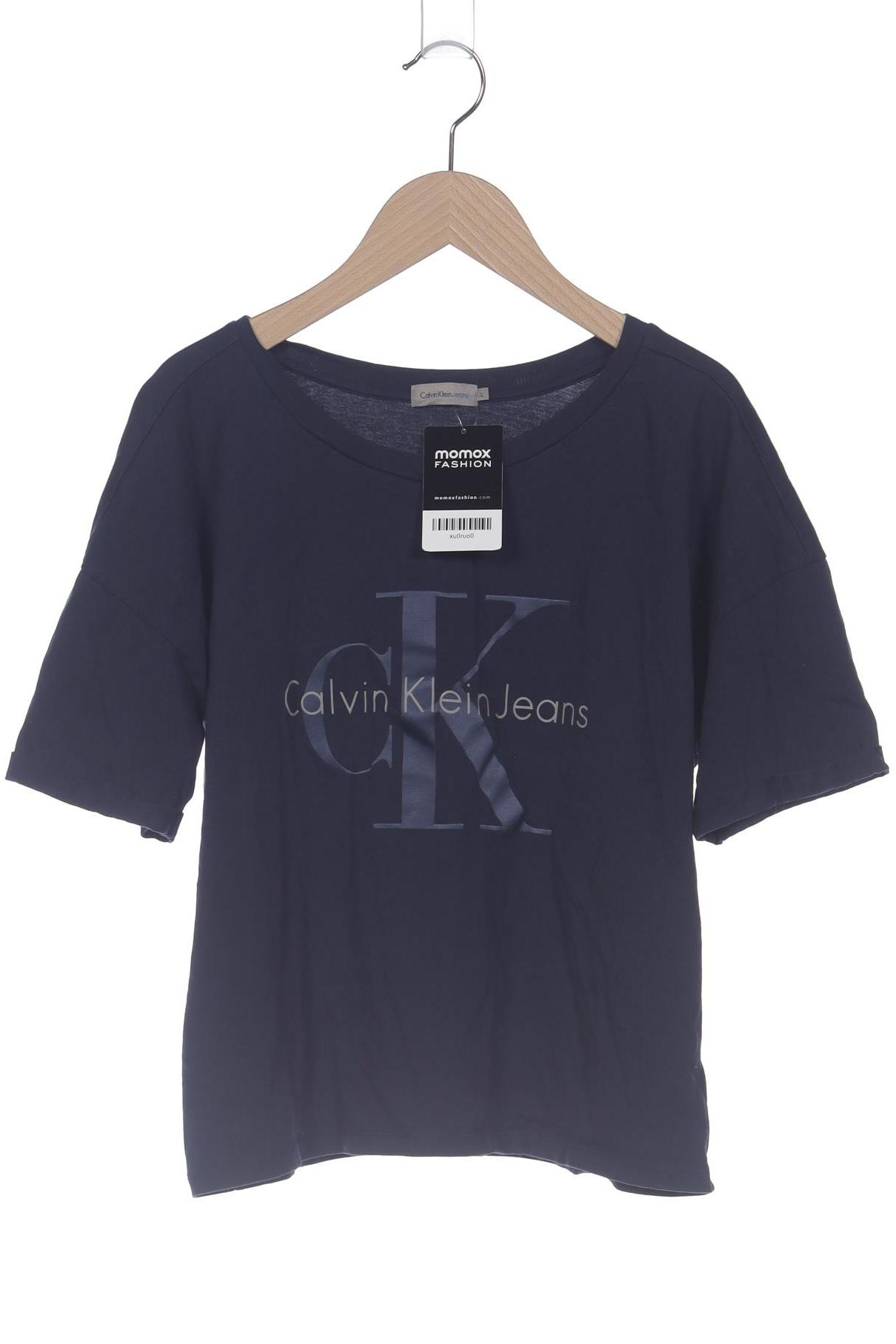 

Calvin Klein Jeans Damen T-Shirt, marineblau, Gr. 42