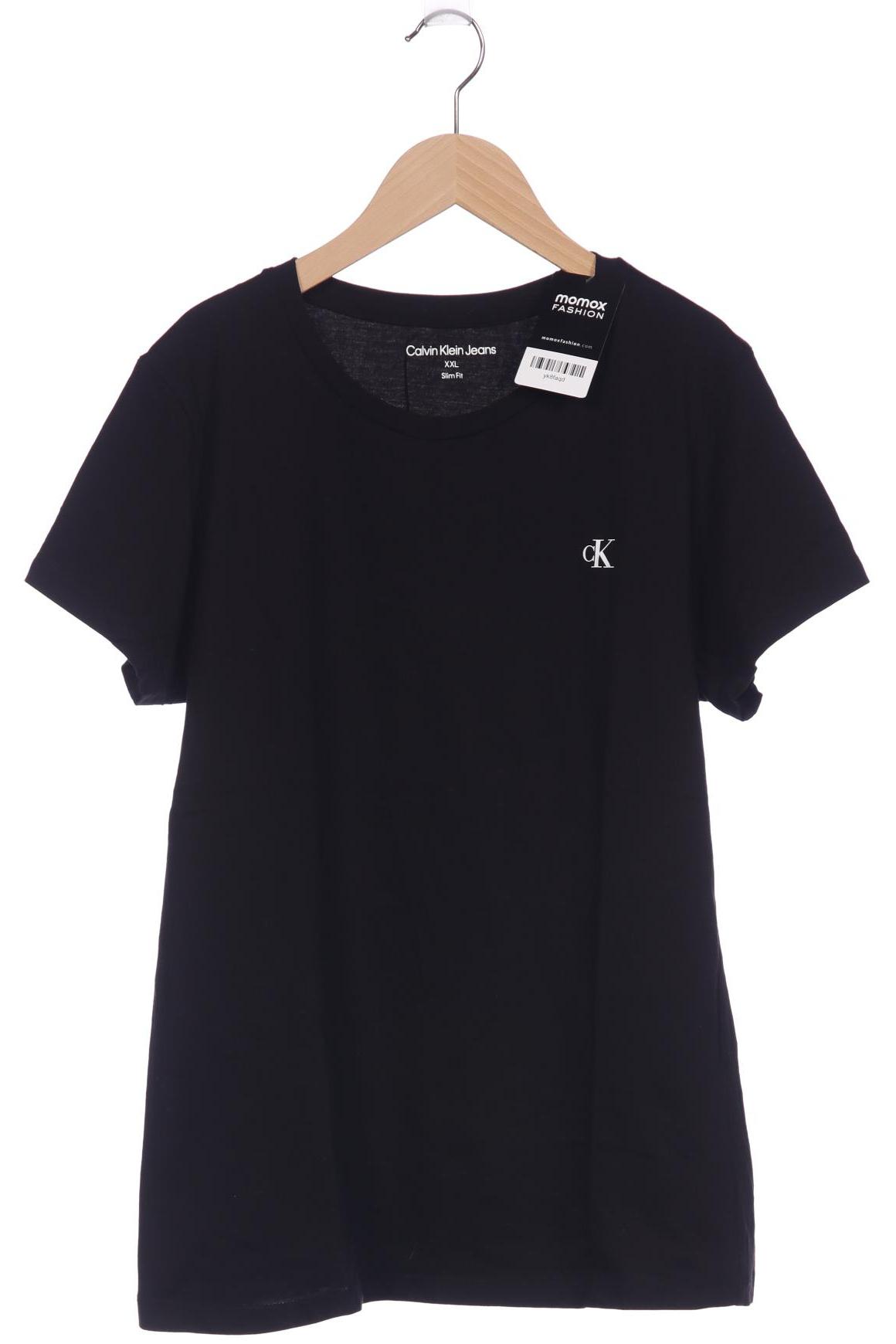 

Calvin Klein Jeans Damen T-Shirt, schwarz, Gr. 46