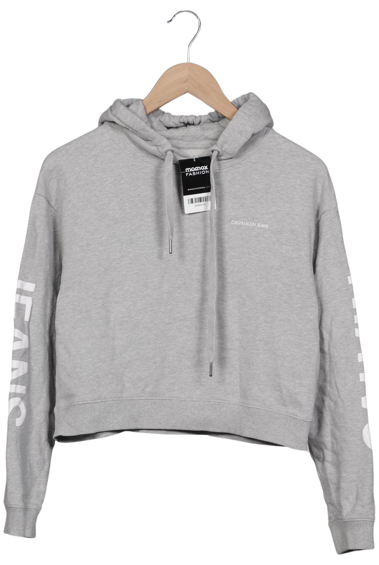 

Calvin Klein Jeans Damen Kapuzenpullover, grau, Gr. 36