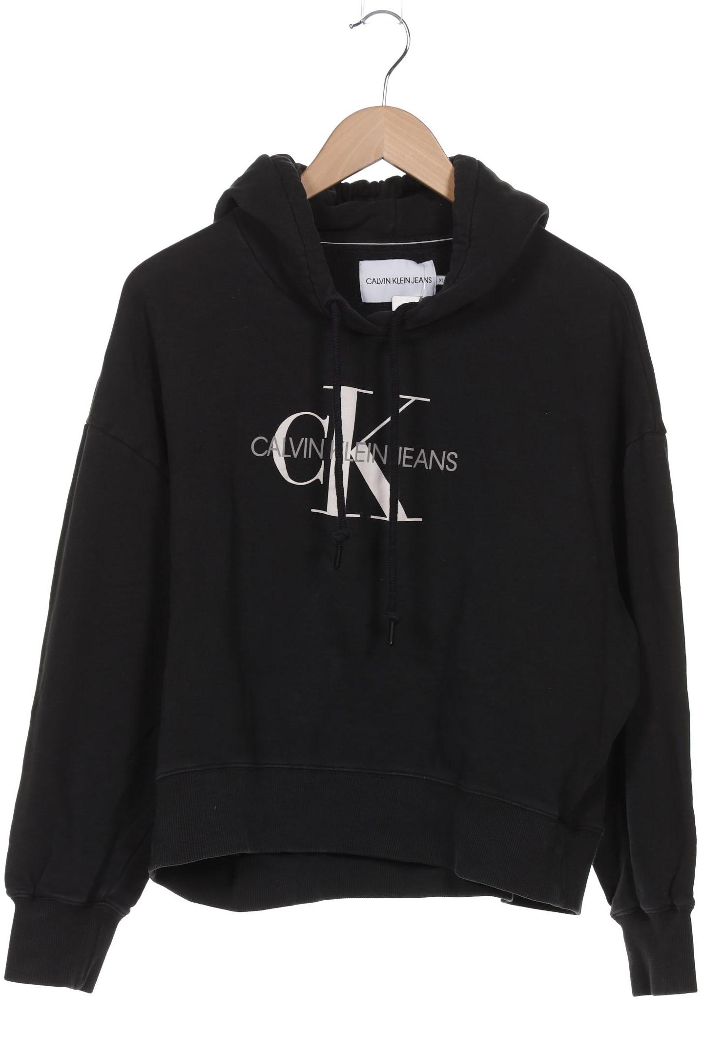 

Calvin Klein Jeans Damen Kapuzenpullover, schwarz, Gr. 44