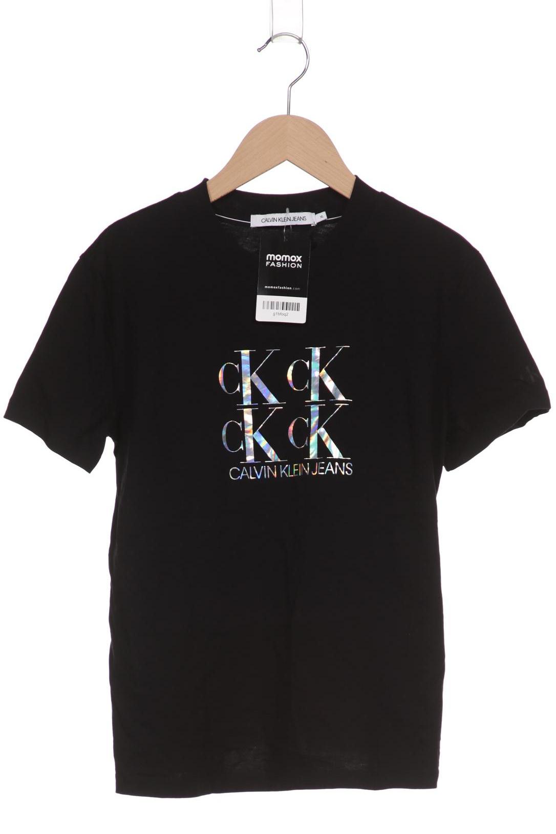

Calvin Klein Jeans Damen T-Shirt, schwarz, Gr. 44