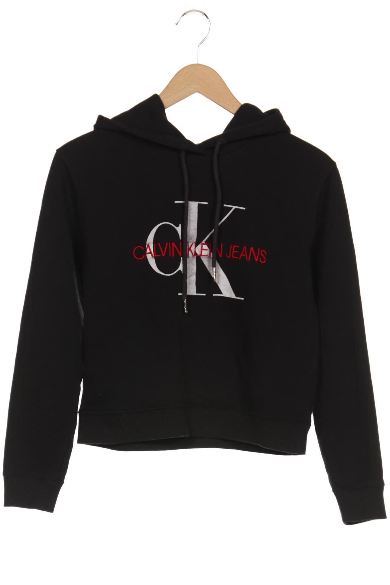 

Calvin Klein Jeans Damen Kapuzenpullover, schwarz