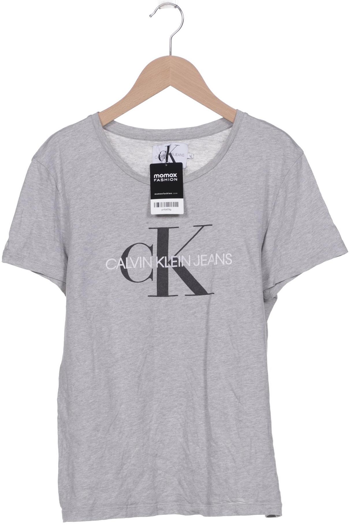 

Calvin Klein Jeans Damen T-Shirt, grau, Gr. 38