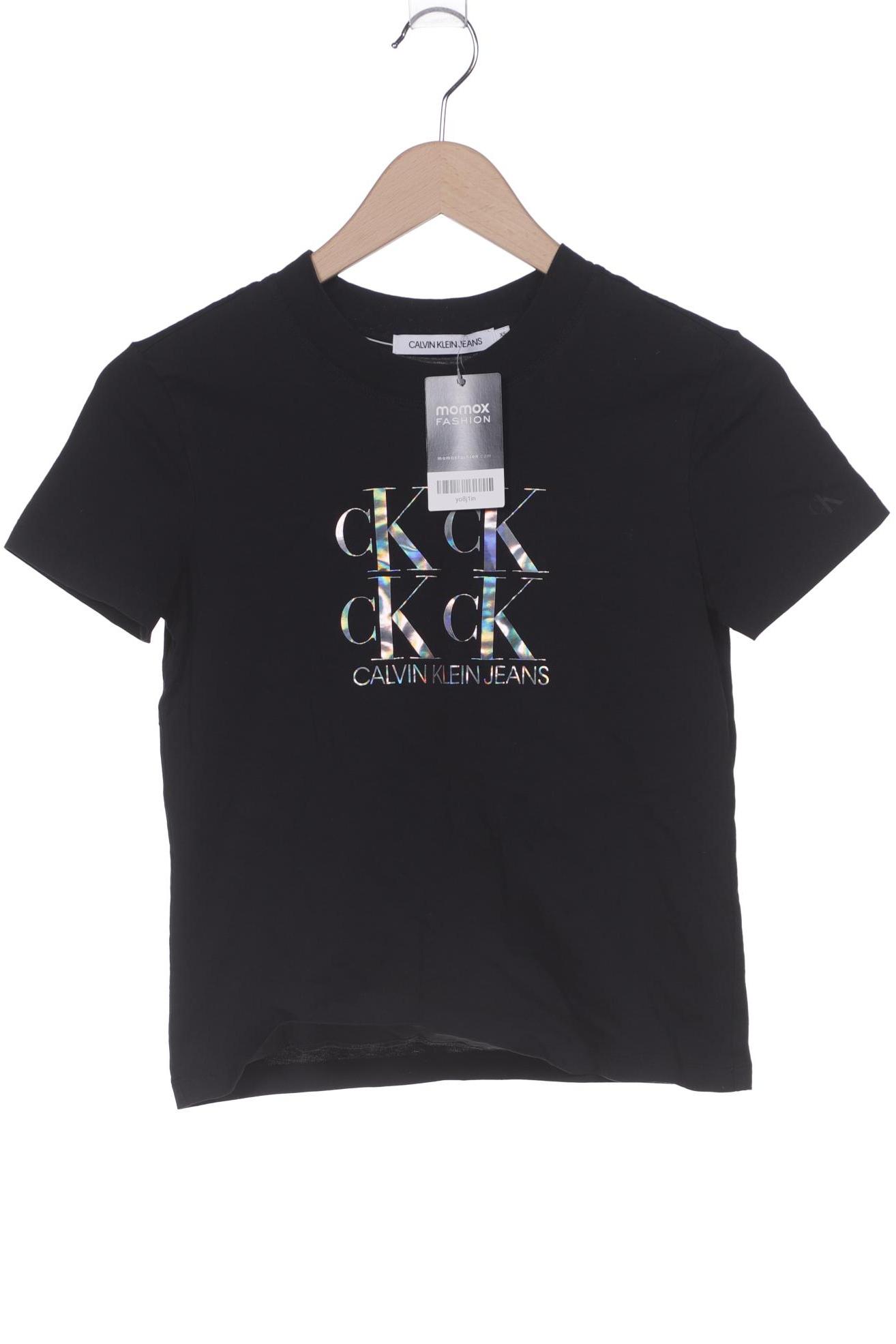 

Calvin Klein Jeans Damen T-Shirt, schwarz, Gr. 34