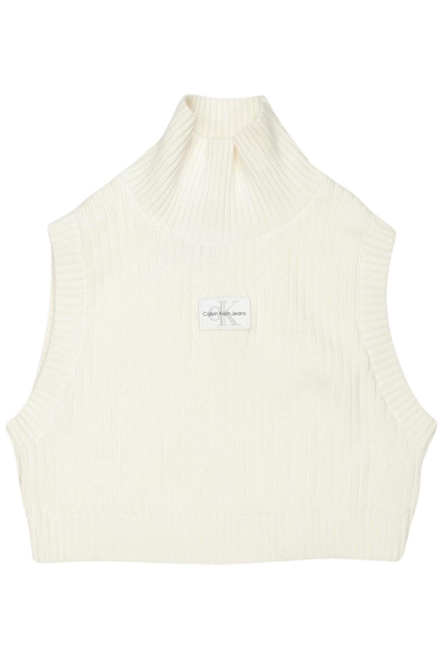 

Calvin Klein Jeans Damen Pullover, cremeweiß, Gr. 36