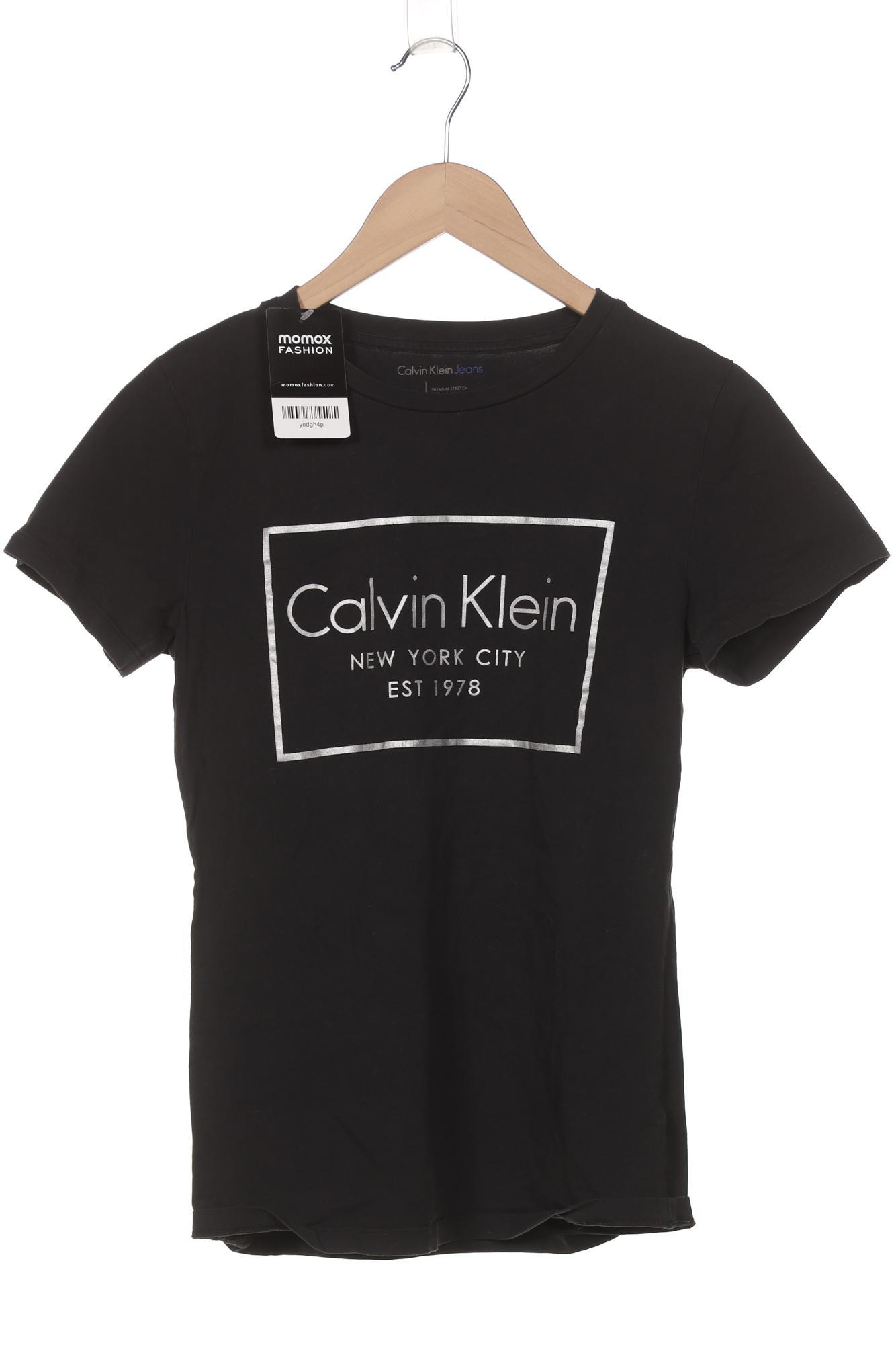 

Calvin Klein Jeans Damen T-Shirt, schwarz, Gr. 36