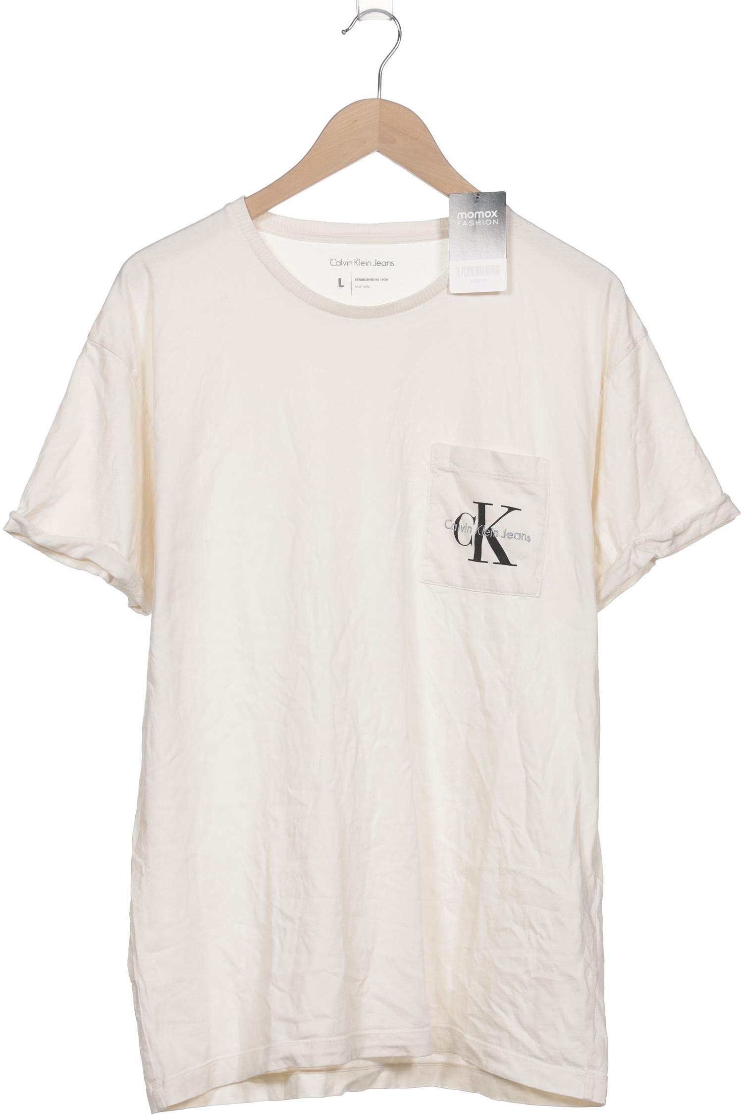 

Calvin Klein Jeans Herren T-Shirt, cremeweiß, Gr. 52