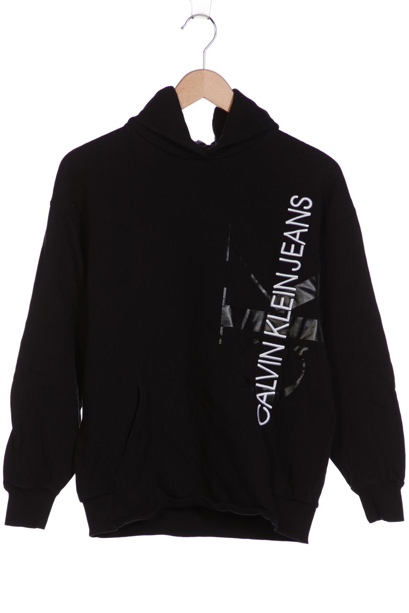 

Calvin Klein Jeans Damen Kapuzenpullover, schwarz, Gr. 34