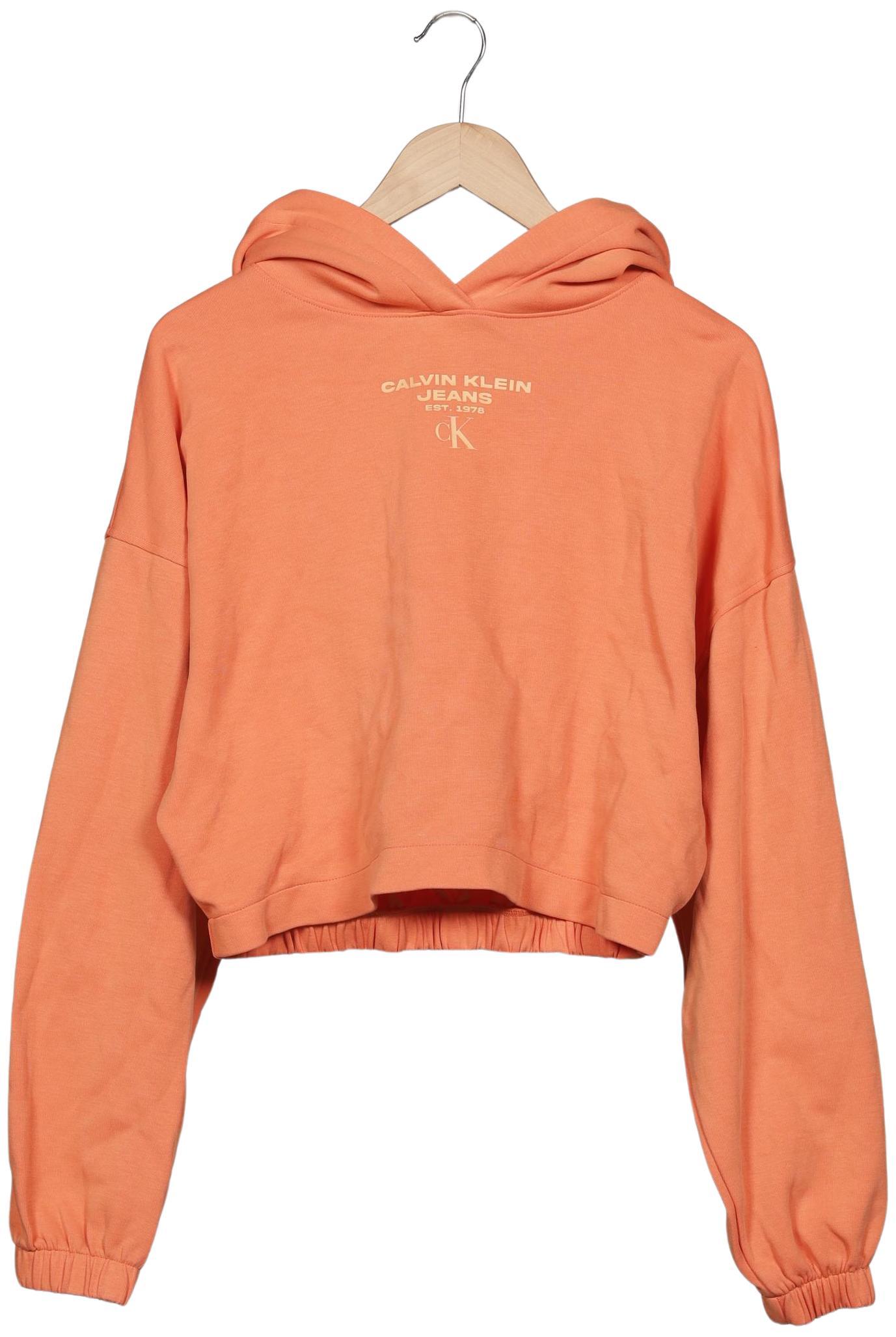 

Calvin Klein Jeans Damen Kapuzenpullover, orange, Gr. 42