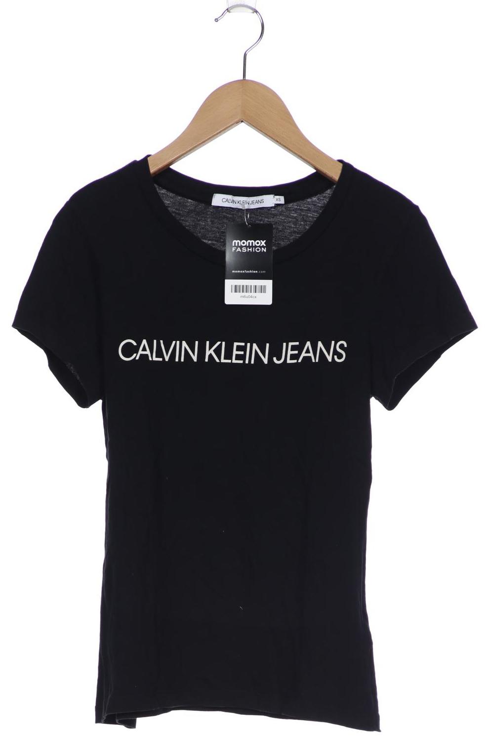 

Calvin Klein Jeans Damen T-Shirt, schwarz, Gr. 34