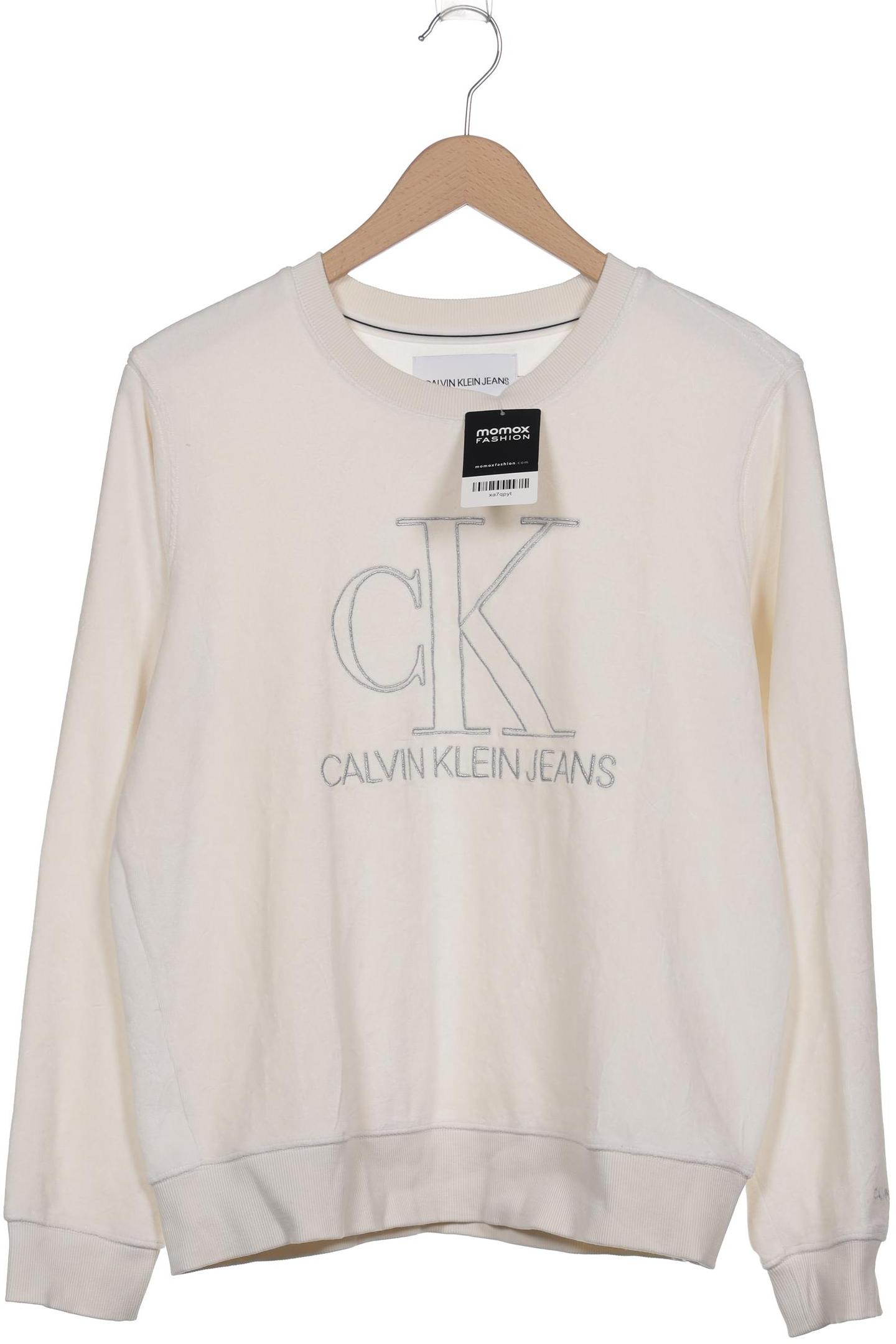 

Calvin Klein Jeans Damen Sweatshirt, cremeweiß, Gr. 42
