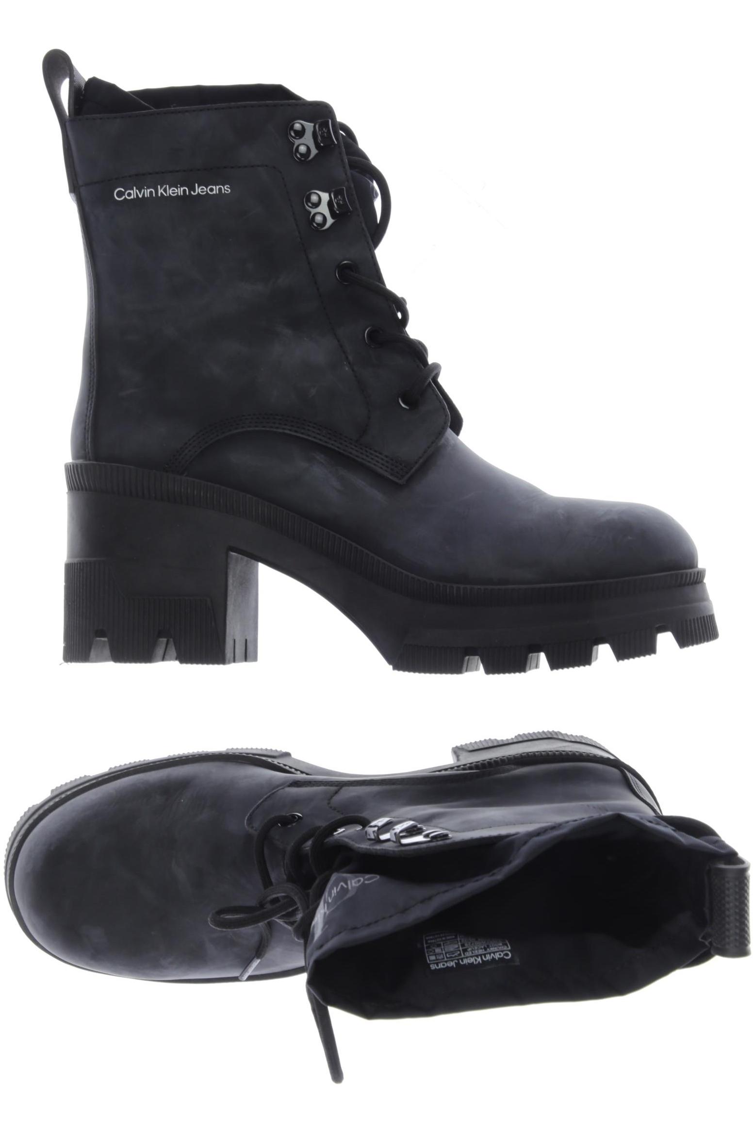

Calvin Klein Jeans Damen Stiefelette, marineblau, Gr. 41