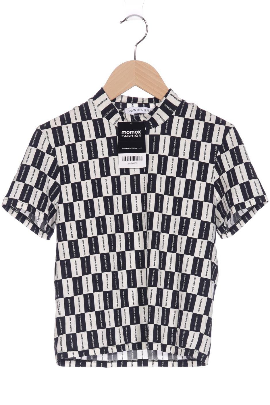 

Calvin Klein Jeans Damen T-Shirt, marineblau, Gr. 34