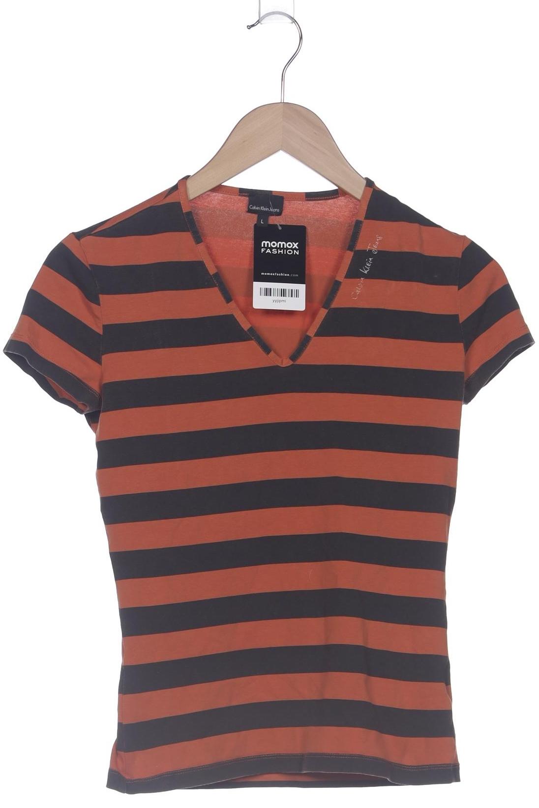 

Calvin Klein Jeans Damen T-Shirt, orange, Gr. 42