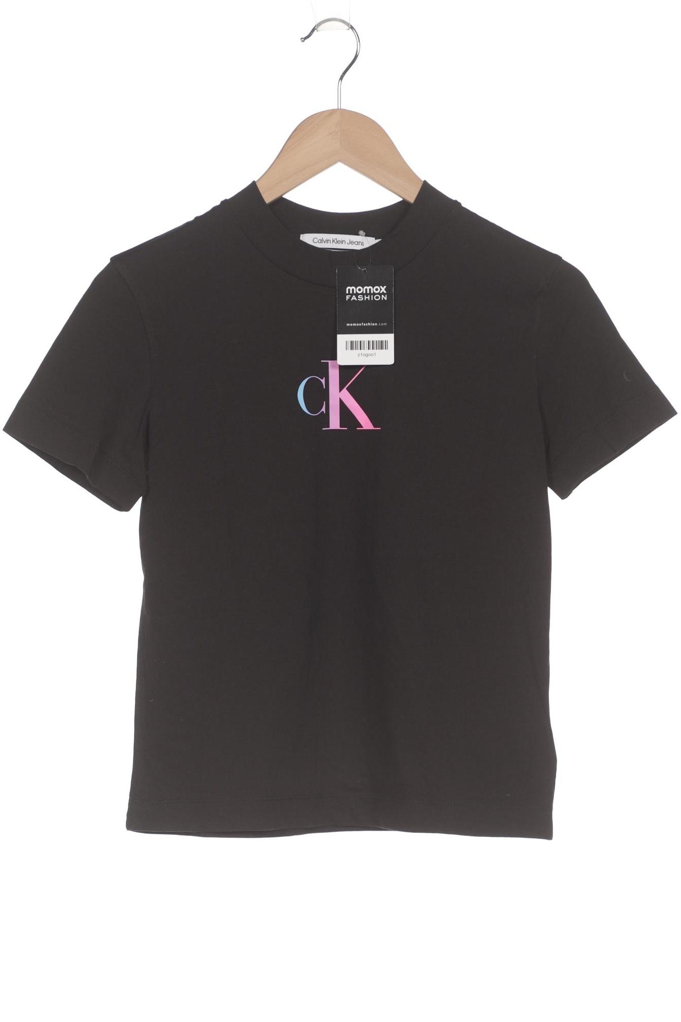 

Calvin Klein Jeans Damen T-Shirt, schwarz, Gr. 34