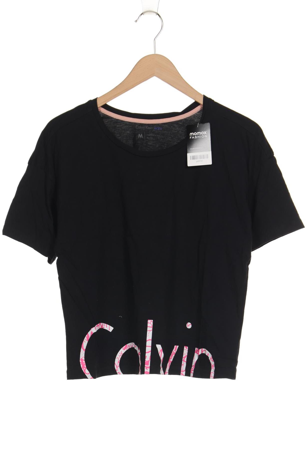 

Calvin Klein Jeans Damen T-Shirt, schwarz, Gr. 38