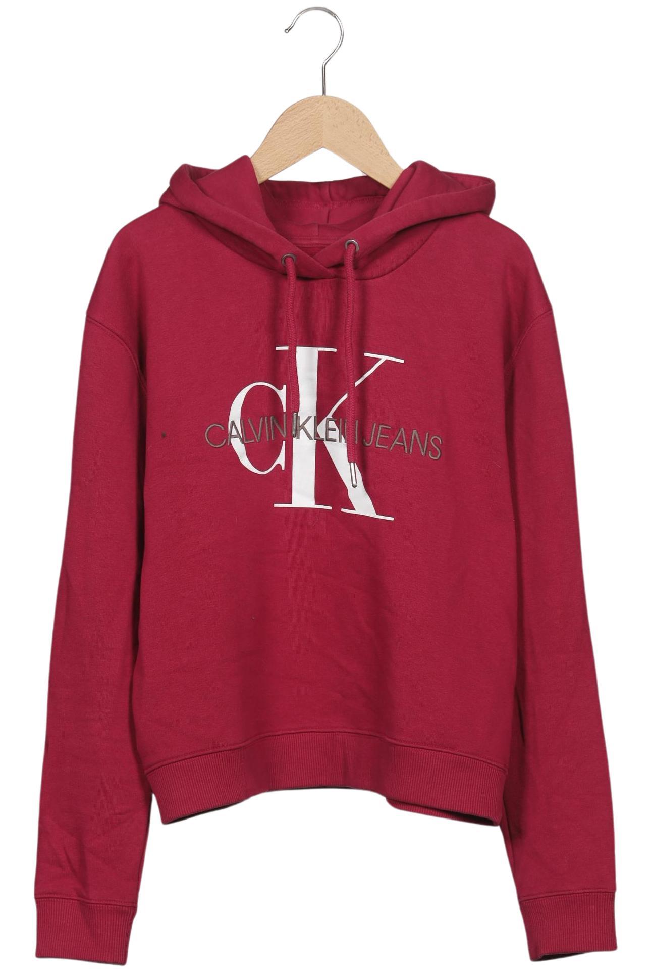 

Calvin Klein Jeans Damen Kapuzenpullover, rot, Gr. 38