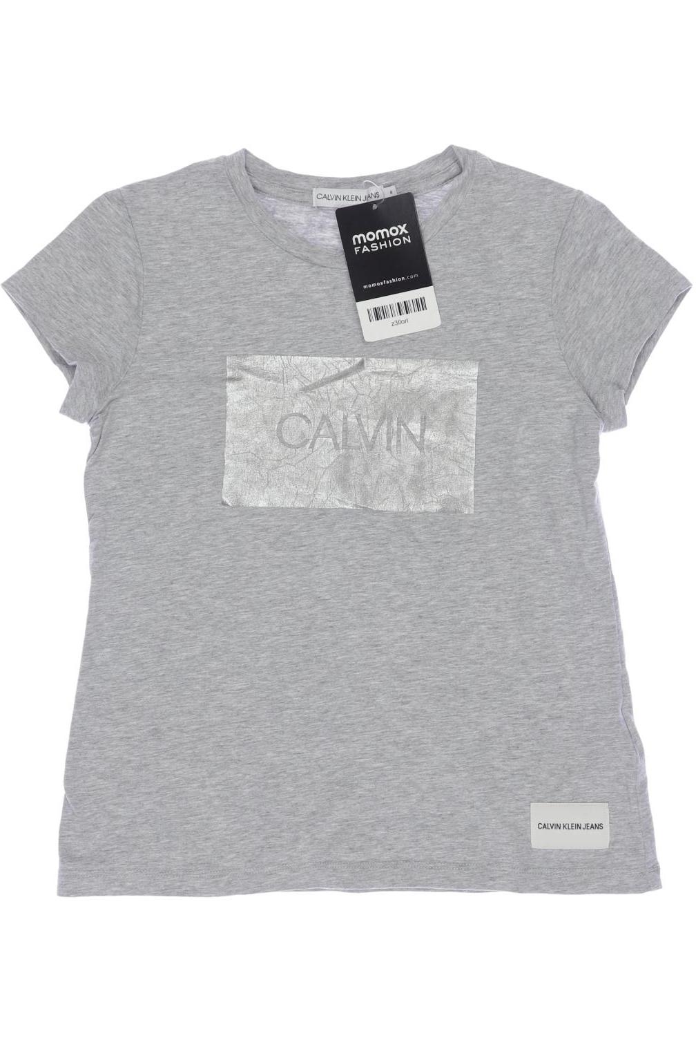 

Calvin Klein Jeans Damen T-Shirt, grau, Gr. 128