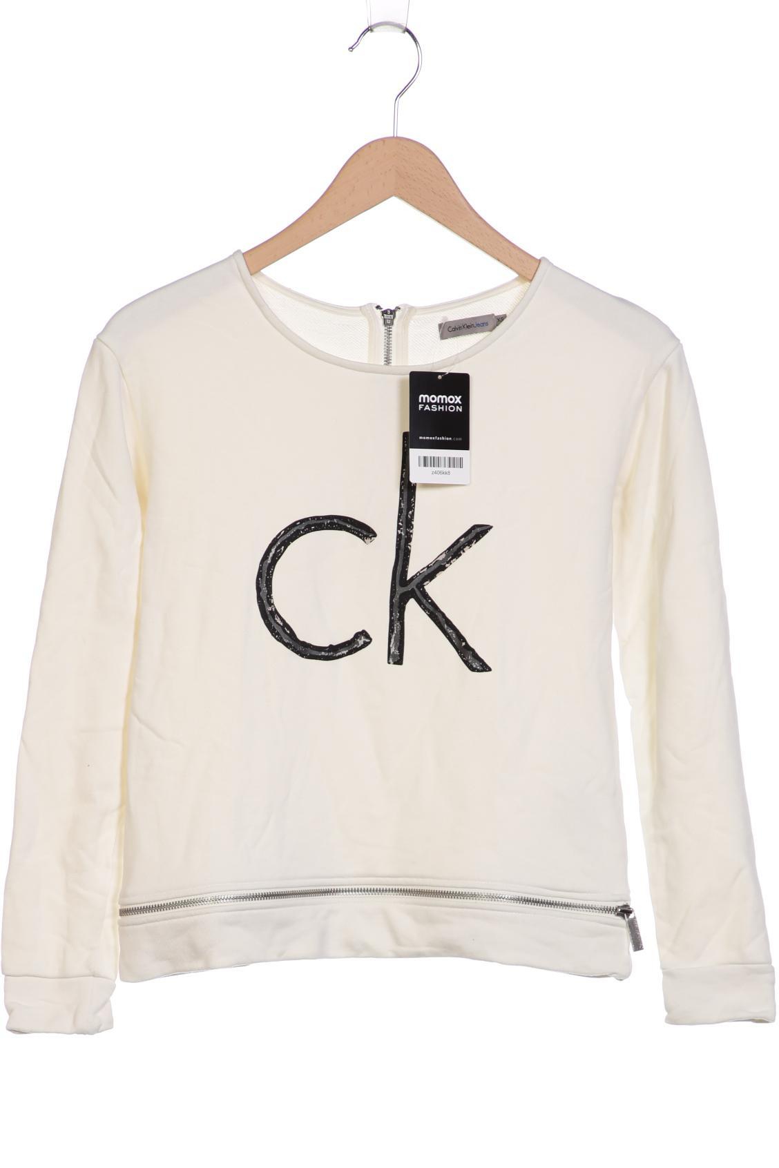 

Calvin Klein Jeans Damen Sweatshirt, cremeweiß, Gr. 34