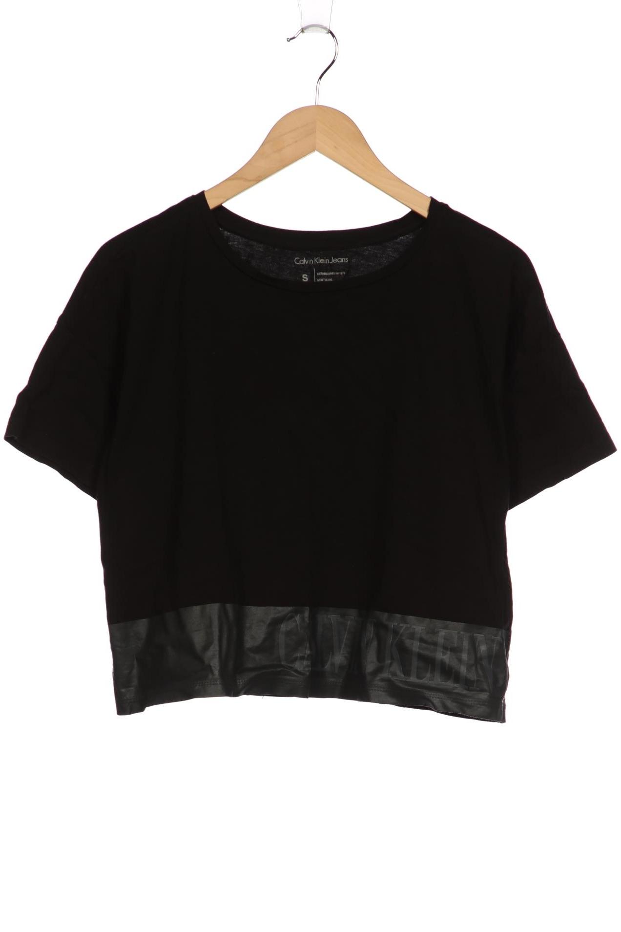 

Calvin Klein Jeans Damen T-Shirt, schwarz, Gr. 36