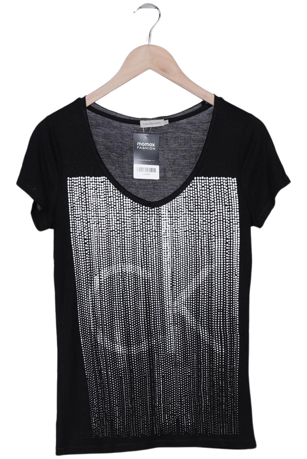 

Calvin Klein Jeans Damen T-Shirt, schwarz, Gr. 38