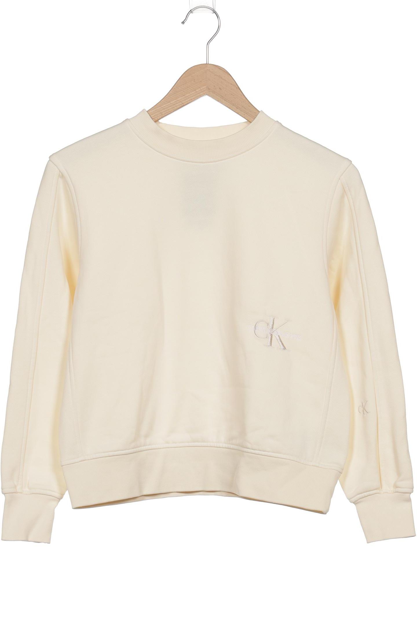 

Calvin Klein Jeans Damen Sweatshirt, cremeweiß, Gr. 34