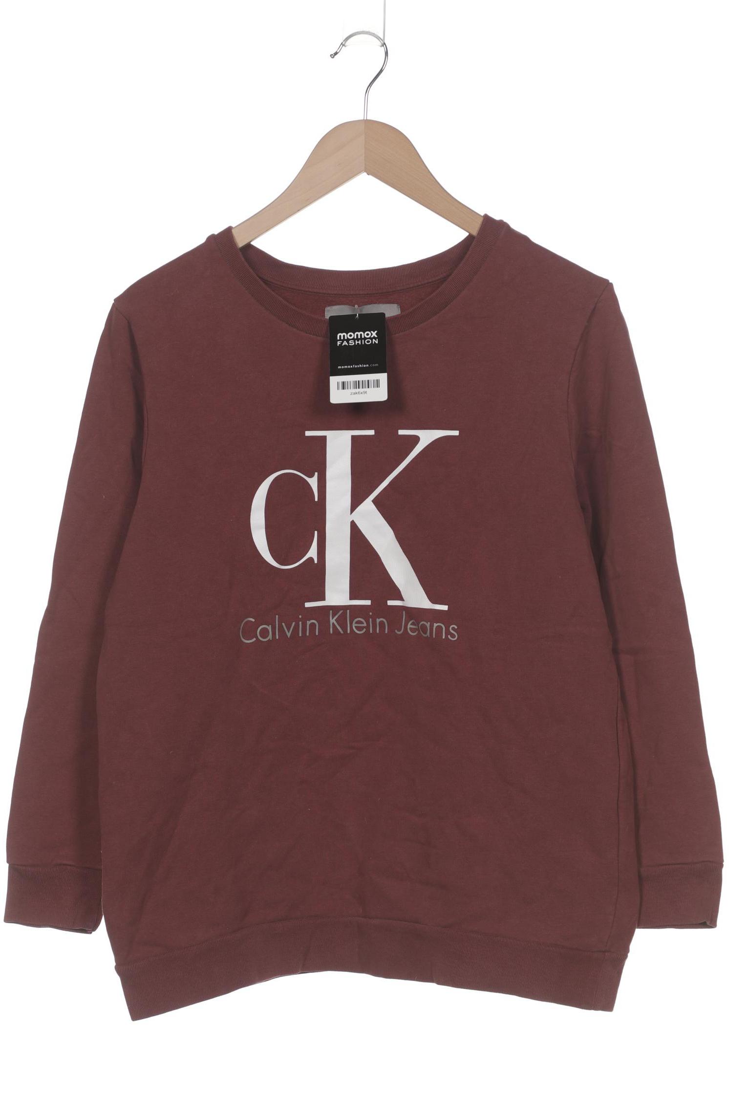 

Calvin Klein Jeans Damen Sweatshirt, bordeaux, Gr. 38