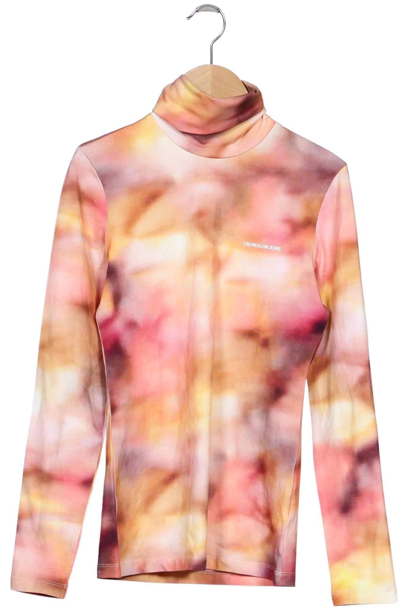 

Calvin Klein Jeans Damen Langarmshirt, mehrfarbig, Gr. 34